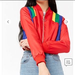 ❤️🧡💛💚💙💜 RAINBOW BOMBER JACKET